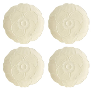 Lenox Butterfly Meadow Porcelain Accent Plates Botanical Floral Set for Elegant Dining Collection Yellow 897770