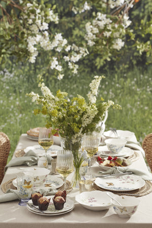 Lenox Butterfly Meadow Herbs Porcelain Dinnerware Set Botanical Garden Style for Four 897792
