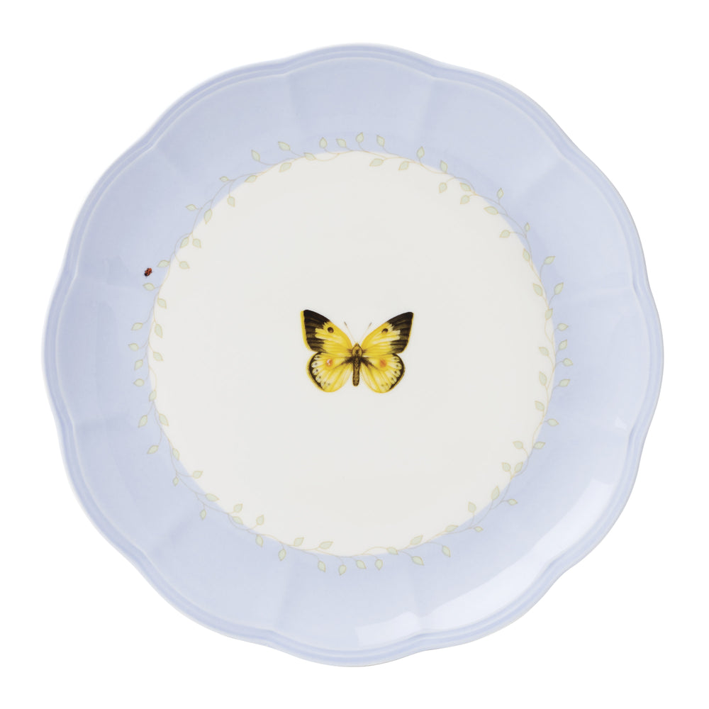Lenox Butterfly Meadow Pastel Porcelain 18 Piece Dinnerware Set with Botanical Motifs 897801