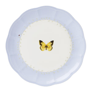 Lenox Butterfly Meadow Pastel Porcelain 18 Piece Dinnerware Set with Botanical Motifs 897801