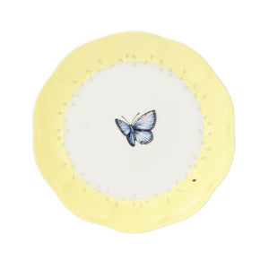 Lenox Butterfly Meadow Pastel Porcelain 18 Piece Dinnerware Set with Botanical Motifs 897801