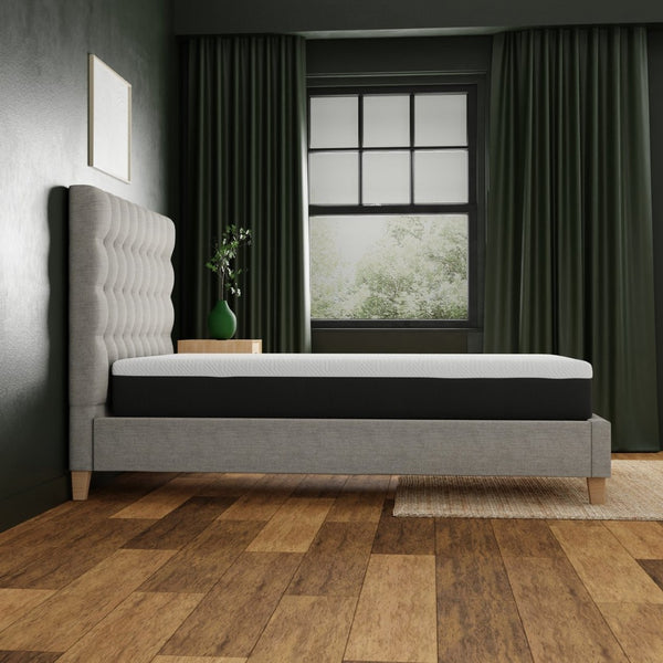 English Elm 10" Gel-infused Memory Foam Full Mattress with Cooling Cover and Air Channel Base B180P173161