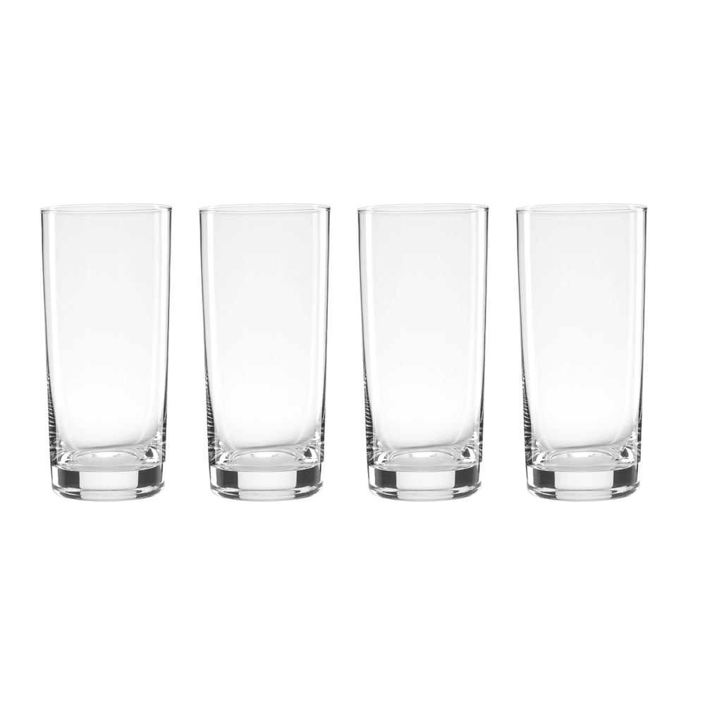 Lenox 5 O'clock Highball Glass Set of 4 Crystal Clear Barware for Cocktails and Everyday Use 897849
