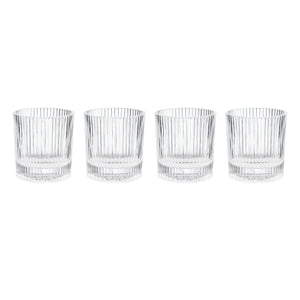 Lenox Wallingford Heavy Walled Cut Crystal Style Cocktail Glasses Set of 4 for Home Bar 897858