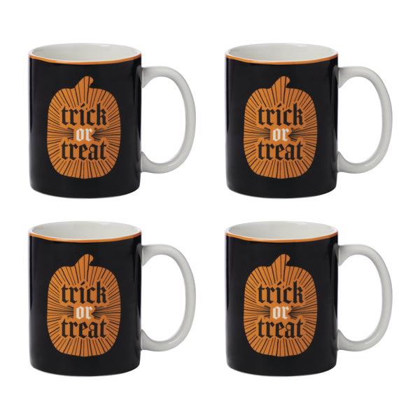 Lenox Vintro Halloween Trick or Treat Porcelain Mug Set for Festive Seasonal Gatherings 897873