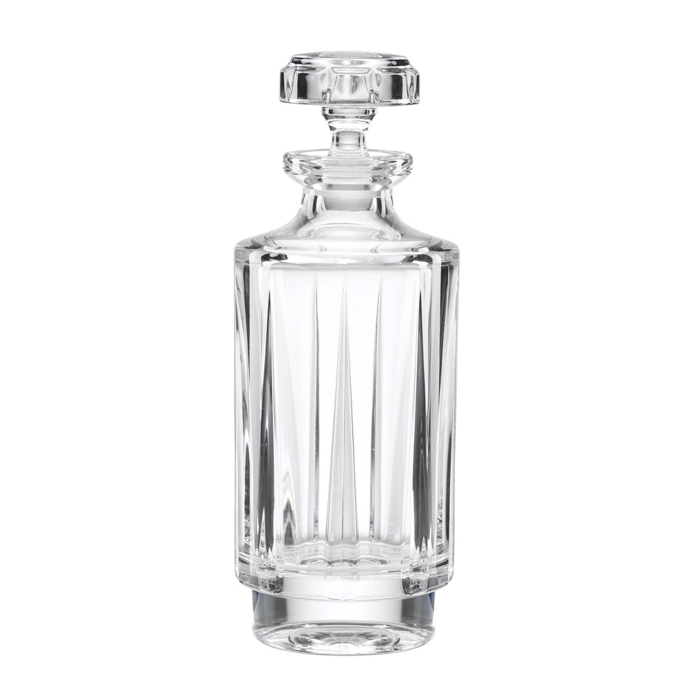 Lenox Estate Reed and Barton Lead Crystal Decanter with Hand-cut Faceted Barware Design 897893