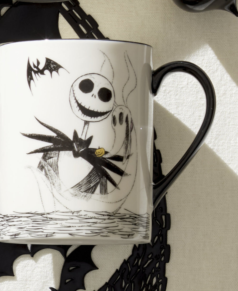 Lenox Nightmare Before Christmas Porcelain Mug Set of 4 Jack Skellington Holiday Collection 897908