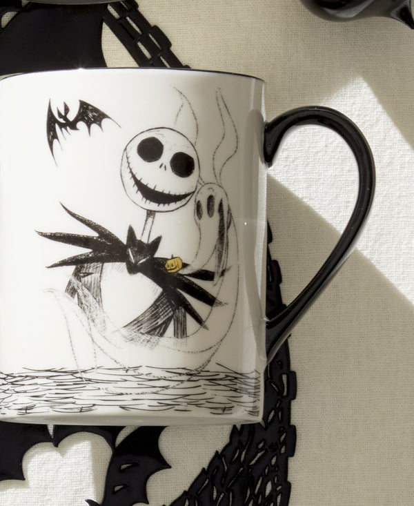 Lenox Nightmare Before Christmas Porcelain Mug Set of 4 Jack Skellington Holiday Collection 897908
