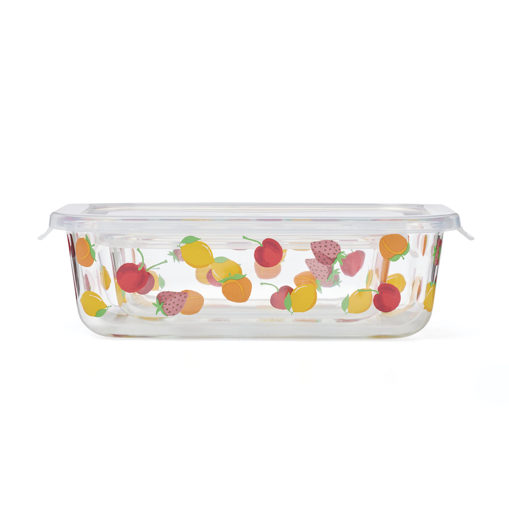 Lenox Tutti Fruity Kate Spade Glass Serve and Store Set with Playful Fruit Print Design 897941