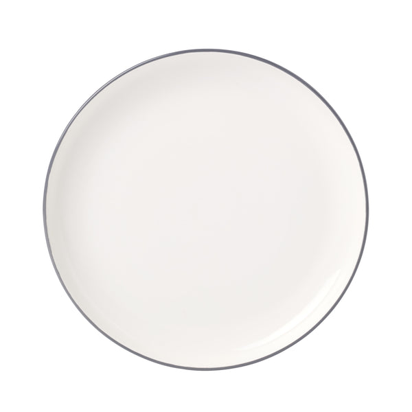 Lenox 24 Seven Colors Ombre Porcelain Dinnerware Set for Everyday Dining and Entertaining Taupe / Grey 897980