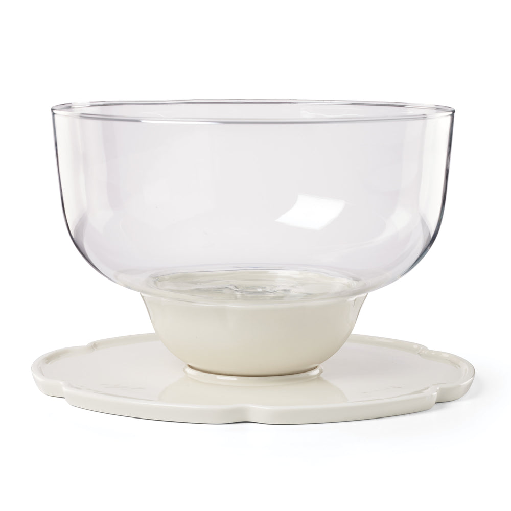 Lenox What a Treat Porcelain Cake Stand with Lid Platter Bowl for Festive Entertaining 897994