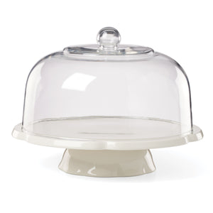 Lenox What a Treat Porcelain Cake Stand with Lid Platter Bowl for Festive Entertaining 897994