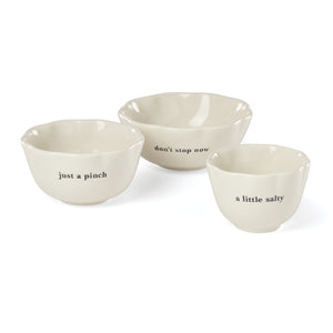 Lenox What a Treat Glazed Porcelain Nesting Bowls Set of 3 Scalloped Whimsical Design 897998