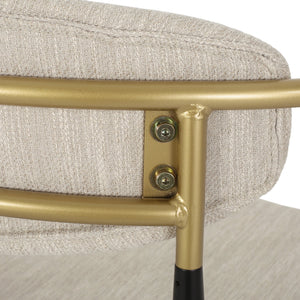 English Elm Christopher Knight Home® - Barstools Set Of 2 – Modern Upholstered Stools With Back Support & Durable Iron Legs For Kitchen Use N779P248198B