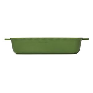 Lenox Evergreen Kate Spade Porcelain Baking Dish with Holiday Motif and Scalloped Rim for Festive Din 14.72 L x 9.21 W x 2.76 H 898011