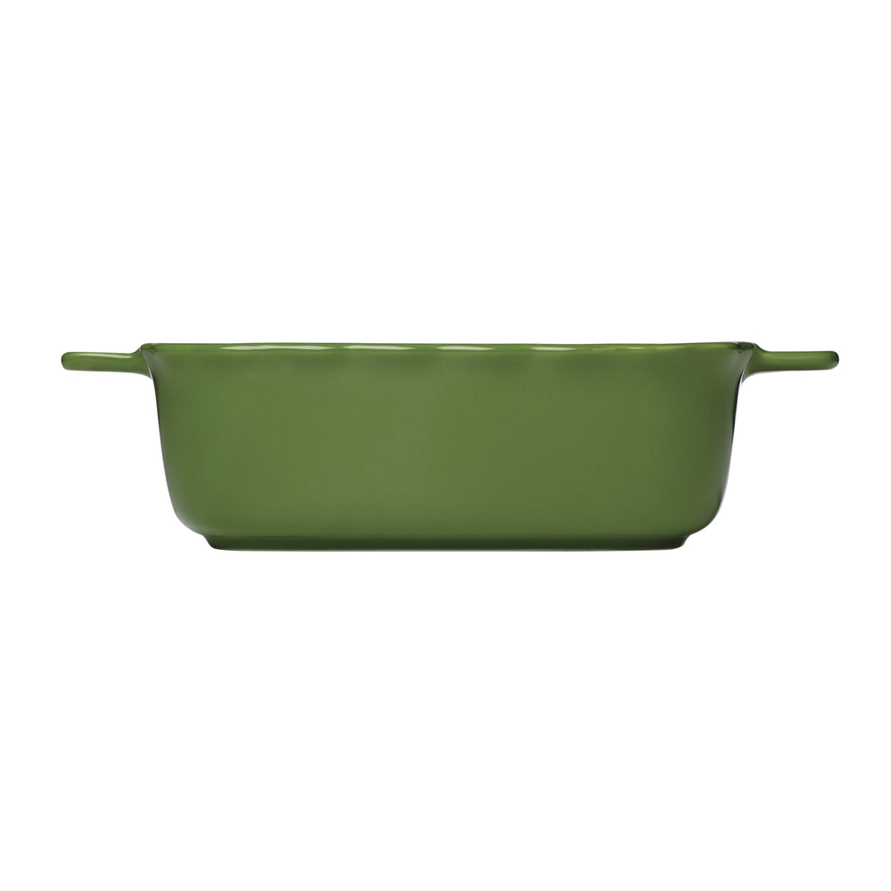 Lenox Evergreen Kate Spade Porcelain Baking Dish with Holiday Motif and Scalloped Rim for Festive Din 10.71 L x 8.39 W x 2.76 H 898014