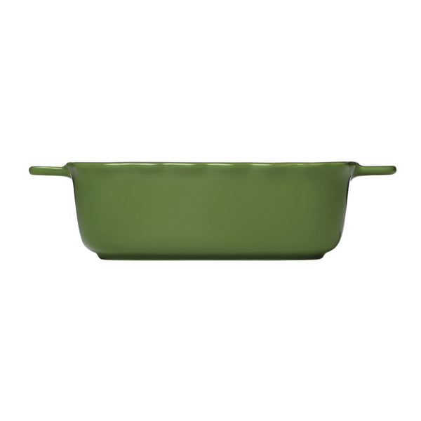 Lenox Evergreen Kate Spade Porcelain Baking Dish with Holiday Motif and Scalloped Rim for Festive Din 10.71 L x 8.39 W x 2.76 H 898014