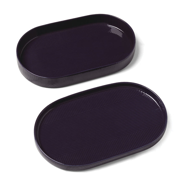 Lenox Modulus Porcelain Serving Set Stackable Zen Ridged Texture Dishwasher Safe Dining 898169