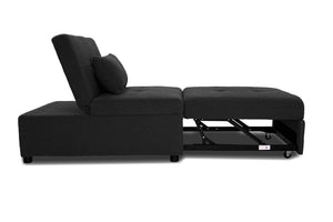English Elm Convertible Sherpa Chair Sleeper with Pull Out Bed for Guest Room or Studio B089P421162