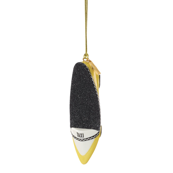 Lenox Be Jolly Kate Spade Holiday Ornament Whimsical Festive Christmas Accent Gift for Home Decor Be Jolly Taxi Shoe Ornament 898236