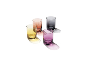 Lenox Golden Hour Ombre Jewel Tone Crystal Tumblers Set of 4 for Cocktails and Spirits 898241
