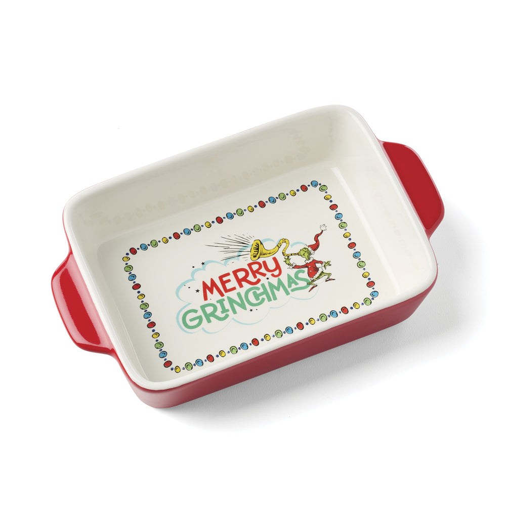 Lenox Merry Grinchmas Licensed Stoneware Mini Baking Dish for Festive Holiday Tables 898257