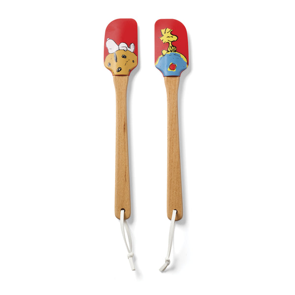 Lenox Chef Snoopy Peanuts Licensed Kitchen Tools Whimsical Cooking Gift Set for Home Bakers Red Silicone | Multi 898262