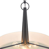 Leo 22'' Wide 4-Light Pendant - Matte Black 89835/4 Elk Lighting