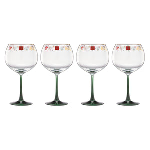 Lenox Nutcracker Ballet Illustrated Balloon Wine Glass Set for Festive Holiday Entertaining 898401