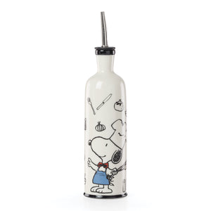 Lenox Chef Snoopy Glazed Porcelain Oil Bottle Peanuts Kitchen Collectible with Woodstock 898443