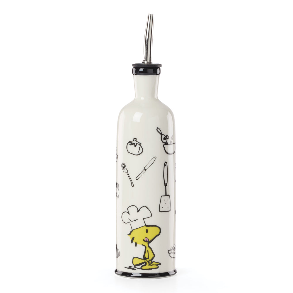 Lenox Chef Snoopy Glazed Porcelain Oil Bottle Peanuts Kitchen Collectible with Woodstock 898443