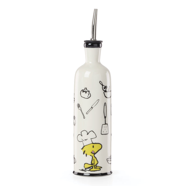Lenox Chef Snoopy Glazed Porcelain Oil Bottle Peanuts Kitchen Collectible with Woodstock 898443