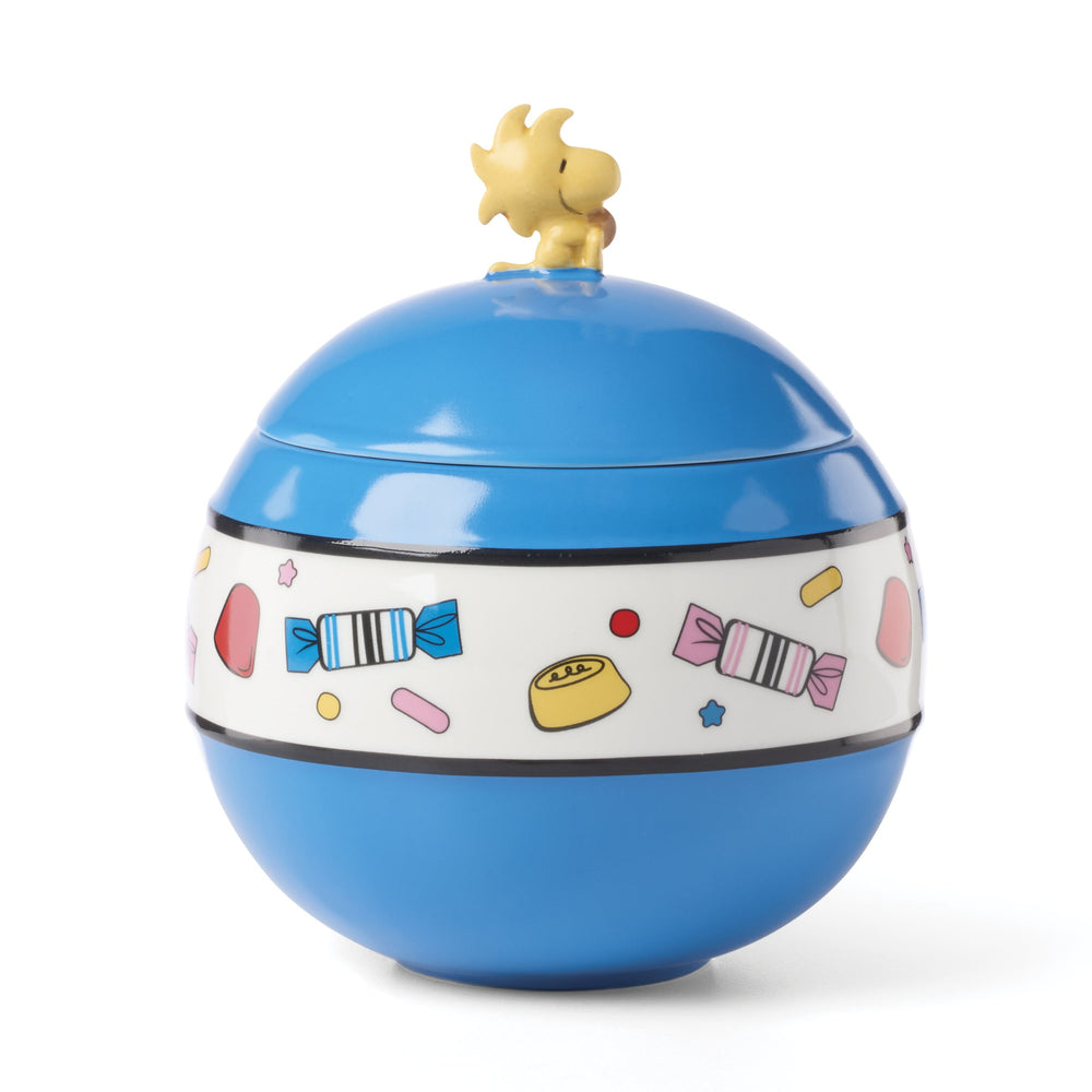 Lenox Chef Snoopy Porcelain Candy Dish Peanuts Licensed Glazed Lidded Treat Holder 898447