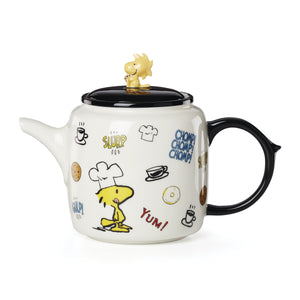Lenox Chef Snoopy Porcelain Teapot Peanuts Licensed Whimsical Kitchen Display Collectible 898449