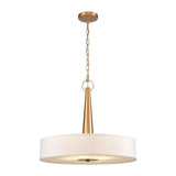 Leo 22'' Wide 4-Light Pendant - Brushed Gold 89845/4 Elk Lighting