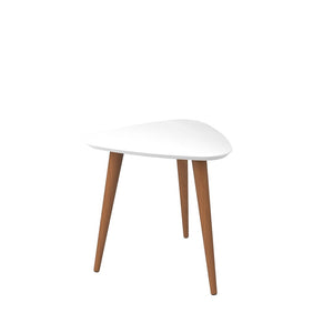 Manhattan Comfort Utopia Contemporary - Modern End Table White Gloss 89851