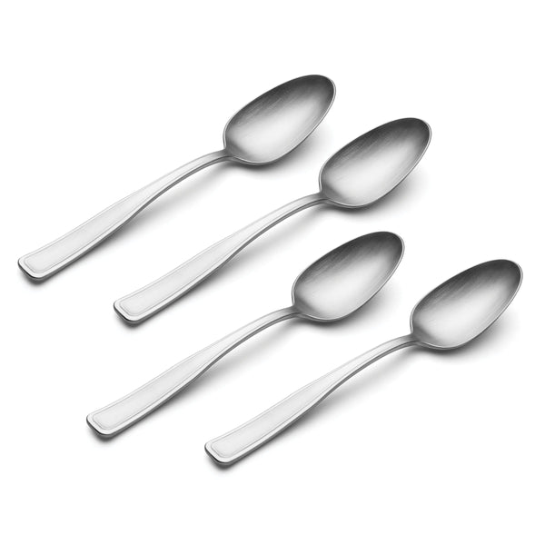 Lenox Reid Stainless Steel Spoons Satin Brushed Finish Dishwasher Safe Set for Elegant Dining Dinner Spoon 898524