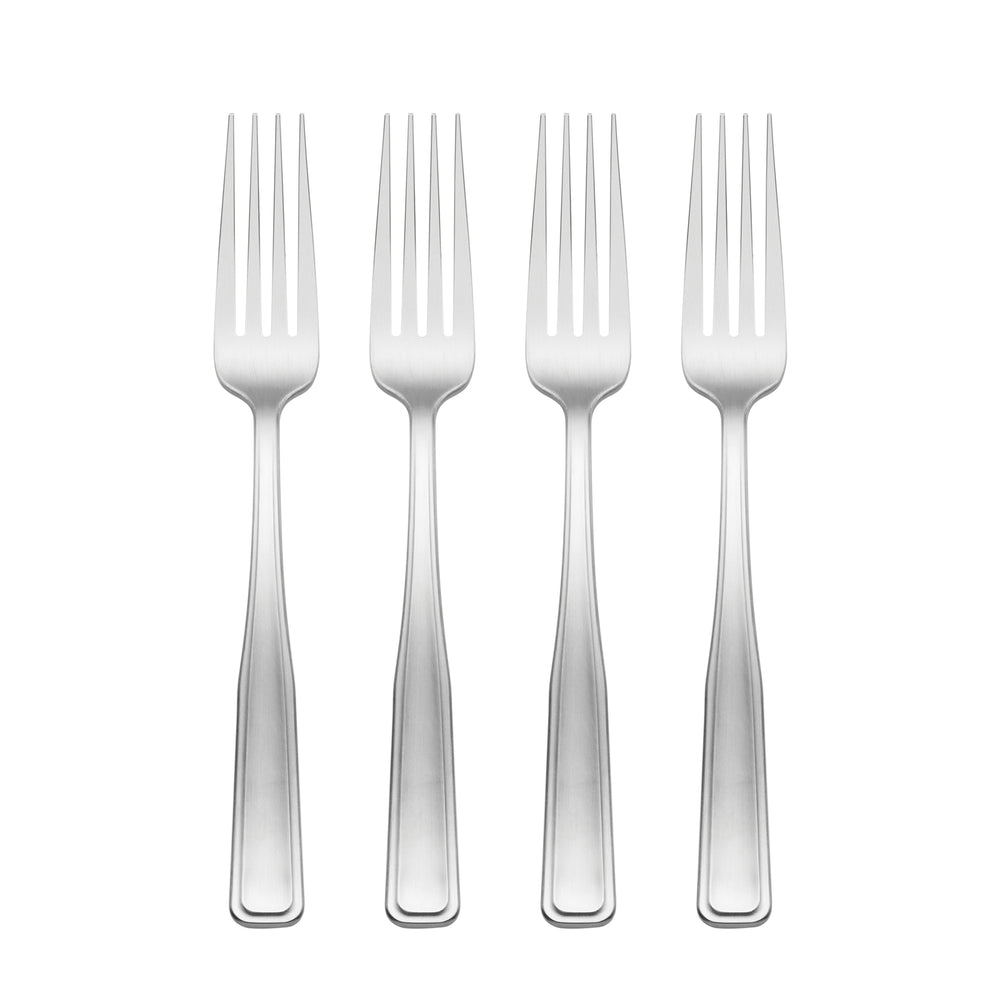 Lenox Reid Stainless Steel Forks Satin Finish Classic European Elegant Flatware for Any Table Setting Salad Fork 898526
