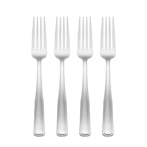 Lenox Reid Stainless Steel Forks Satin Finish Classic European Elegant Flatware for Any Table Setting Salad Fork 898526