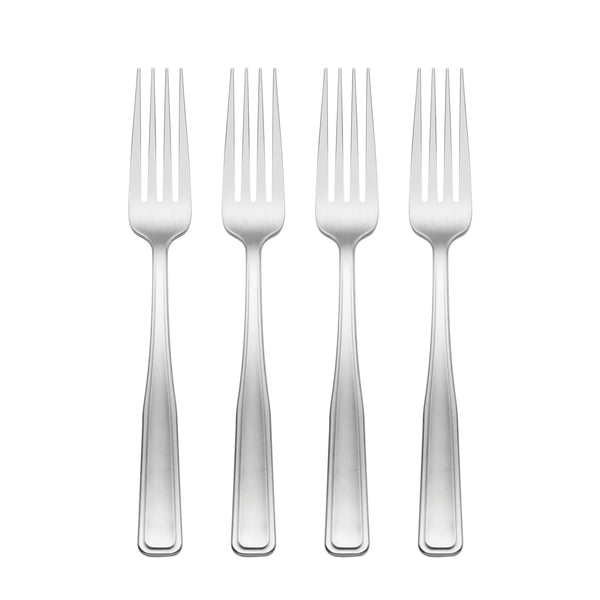 Lenox Reid Stainless Steel Forks Satin Finish Classic European Elegant Flatware for Any Table Setting Salad Fork 898526