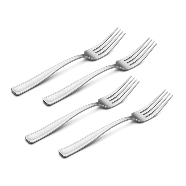 Lenox Reid Stainless Steel Forks Satin Finish Classic European Elegant Flatware for Any Table Setting Salad Fork 898526
