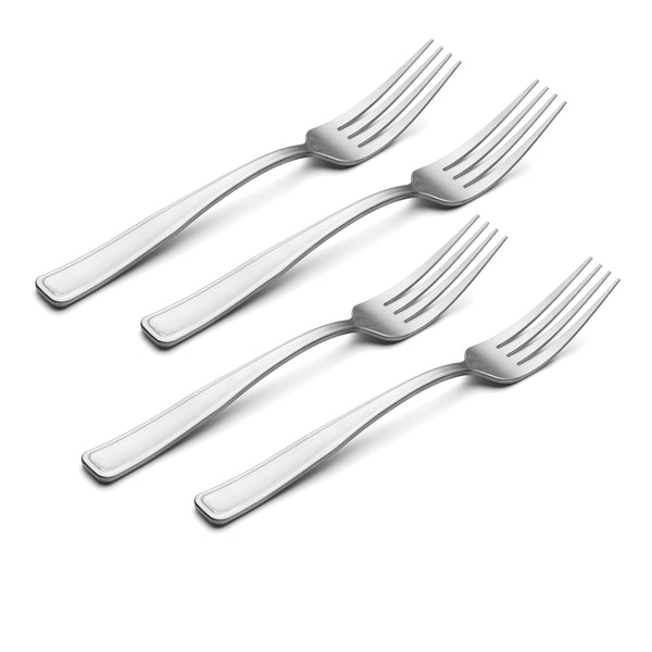 Lenox Reid Stainless Steel Forks Satin Finish Classic European Elegant Flatware for Any Table Setting Dinner Fork 898527