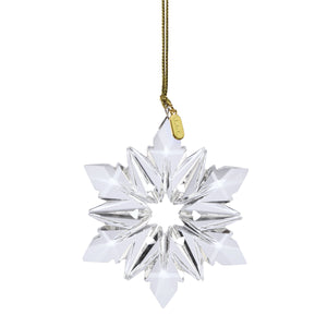 Lenox 2026 Faceted Glass Snowflake Ornament Geometric Optic Cut Holiday Tree Keepsake 898558