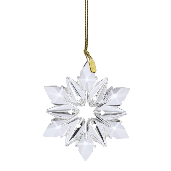 Lenox 2026 Faceted Glass Snowflake Ornament Geometric Optic Cut Holiday Tree Keepsake 898558
