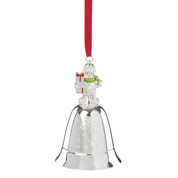 Lenox 2026 Silverplated Musical Bell Ornament Gingerbread Keepsake Holiday Collectible 898561