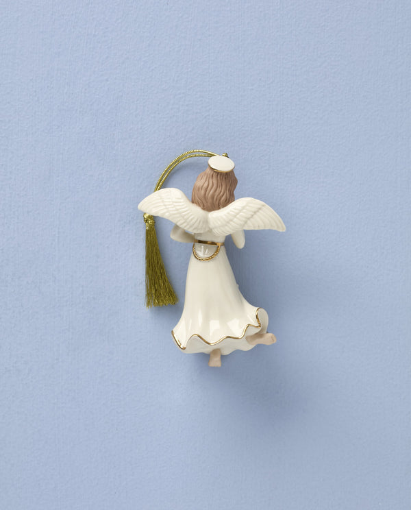 Lenox 2026 Dated Porcelain Angel Ornament Hand-painted with Gold Accents Holiday Keepsake 898576