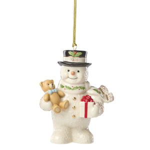 Lenox 2026 Dated Snowman Teddy Bear Christmas Tree Ornament Collectible Holiday Keepsake 898577