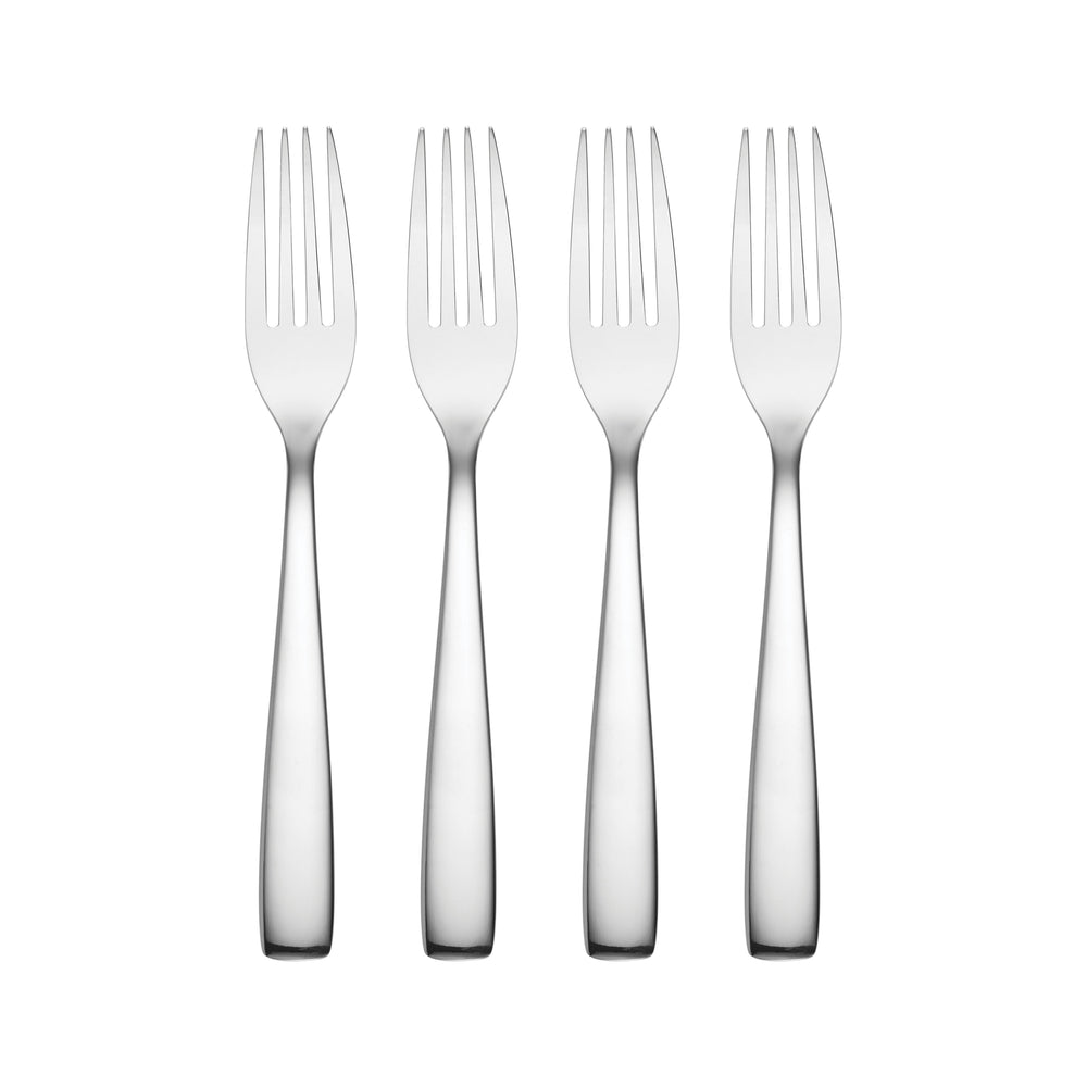 Lenox Austin Mirror Polish Stainless Steel Fork Set for Elegant Minimalist Everyday Dining Table Salad Fork 898598