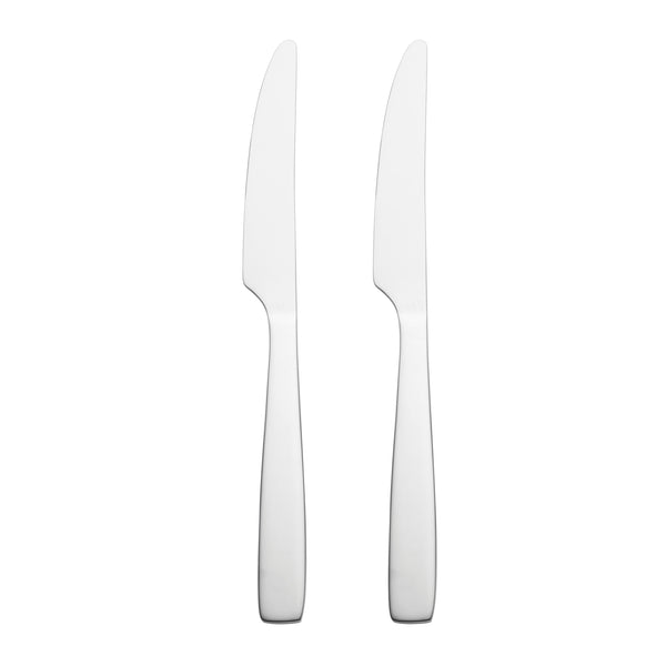 Lenox Austin Stainless Steel Dinner Knives Mirror Polished Set for Elegant Table Settings 898599