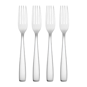 Lenox Austin Mirror Polish Stainless Steel Fork Set for Elegant Minimalist Everyday Dining Table Dinner Fork 898600